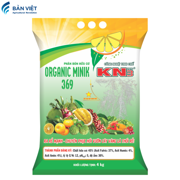 ORGANIC MINIK 369 - KN3 TH 4KG