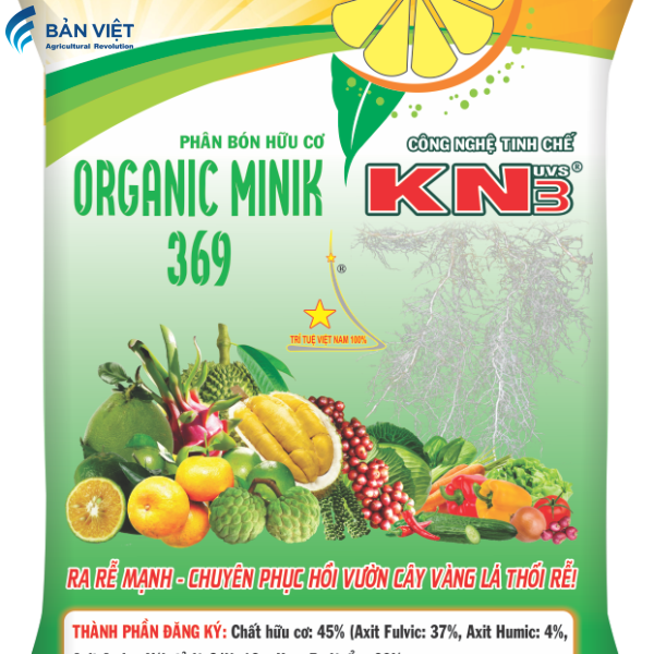 ORGANIC MINIK 369 - KN3 4KG